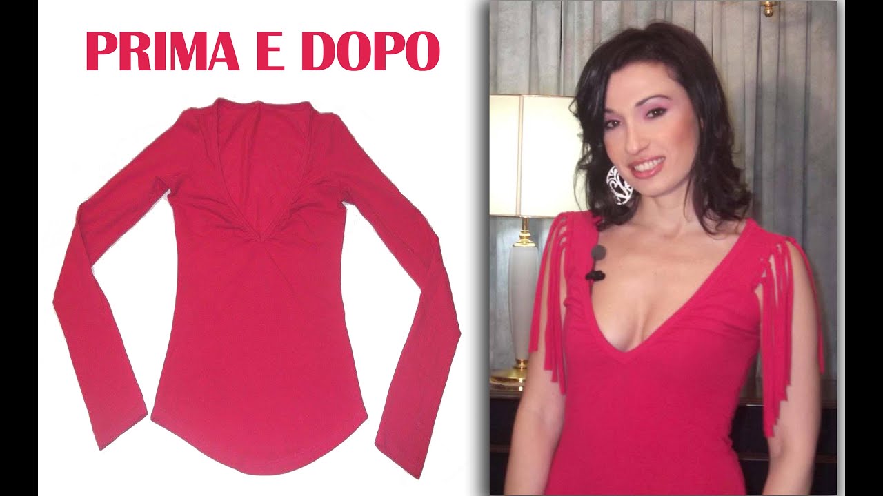 Come trasformare una vecchia maglia in un top trendy -Tutorial by Diana Toto