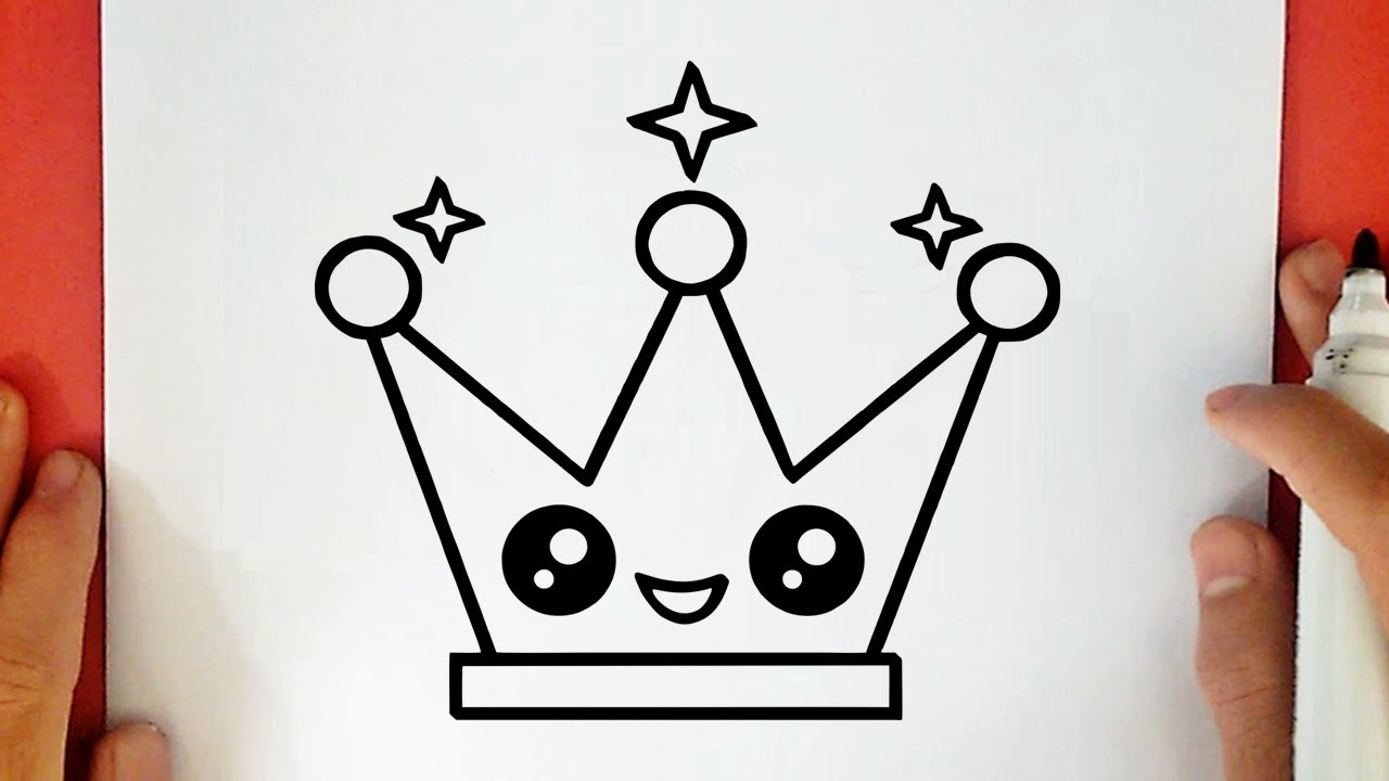 COMO DIBUJAR UNA CORONA KAWAII