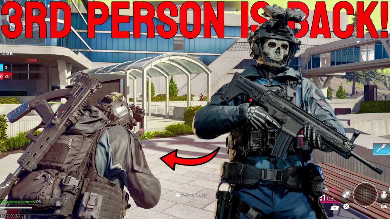 3RD PERSON CLASSIC GHOST! | Warzone Lockdown Verdansk Gameplay [4K]