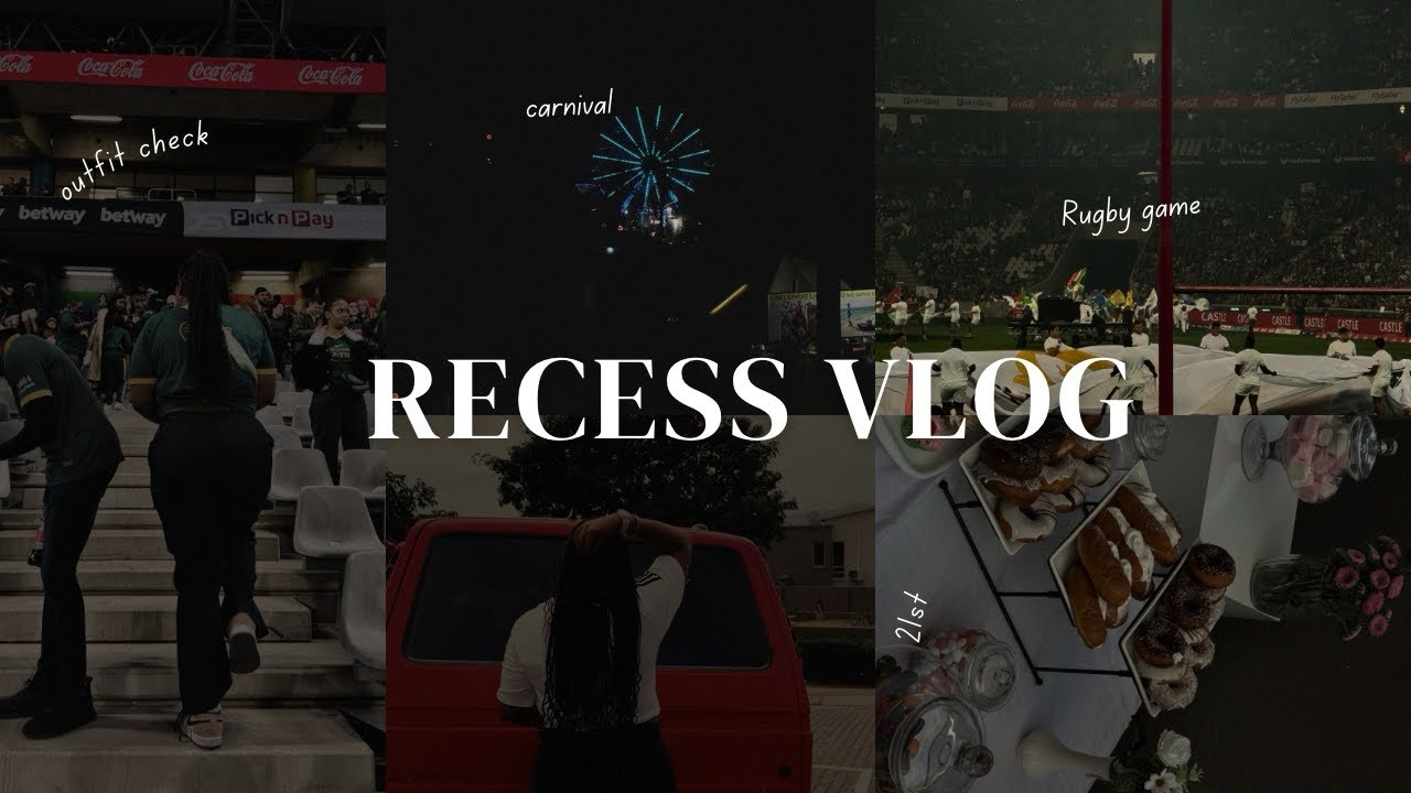 Spend my recess with me ! Rugby game | carnival | fit check | kiki’s 21st 