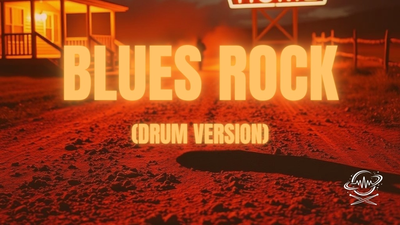 BLUES ROCK FOR DRUMMERS (84 BPM) Drum version