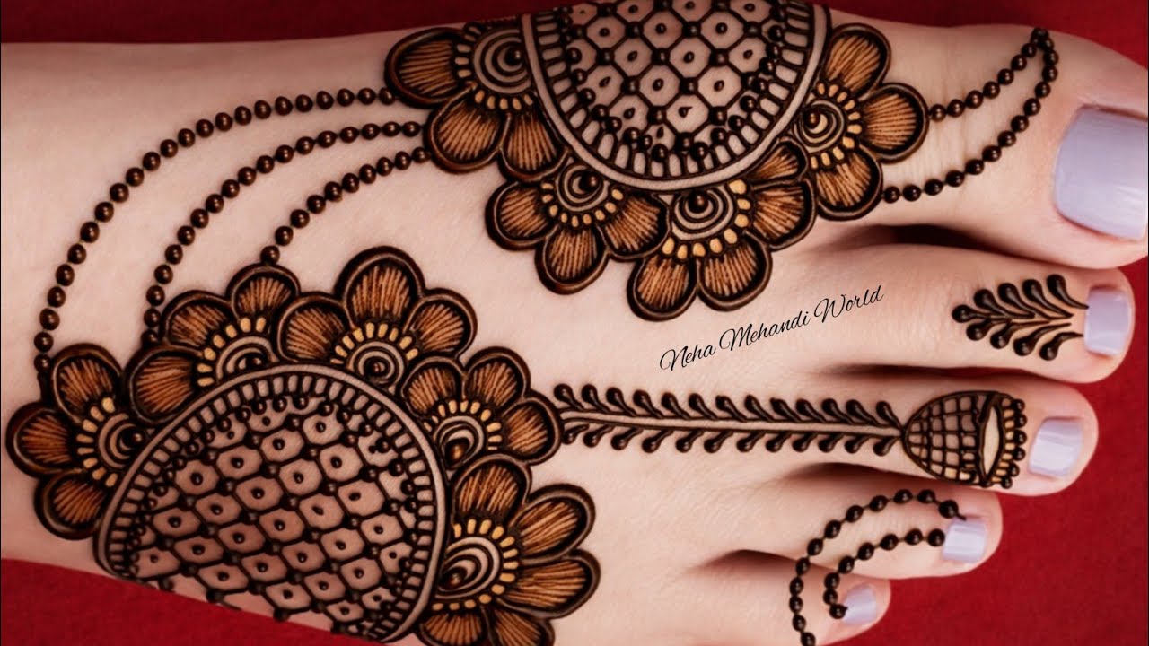 Easy feet mehandi design 2026 |Simple mehandi design for feet #mehndi #mehandidesign 