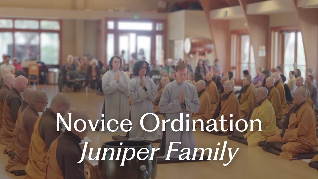 Juniper Family Novice Ordination Ceremony | 2025-10-19