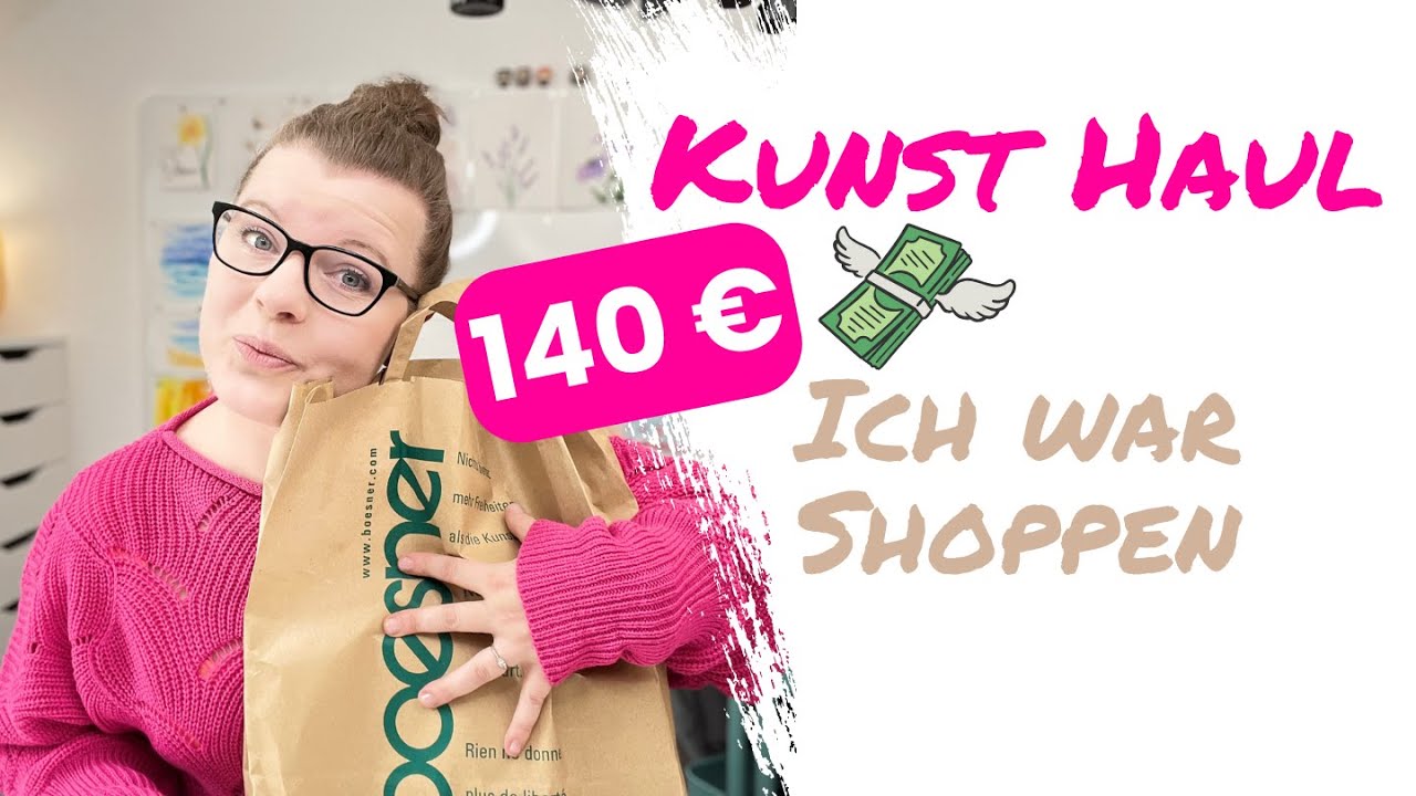 Mein erster Kunst Haul! Zeichenmaterial für 140 € gekauft!
