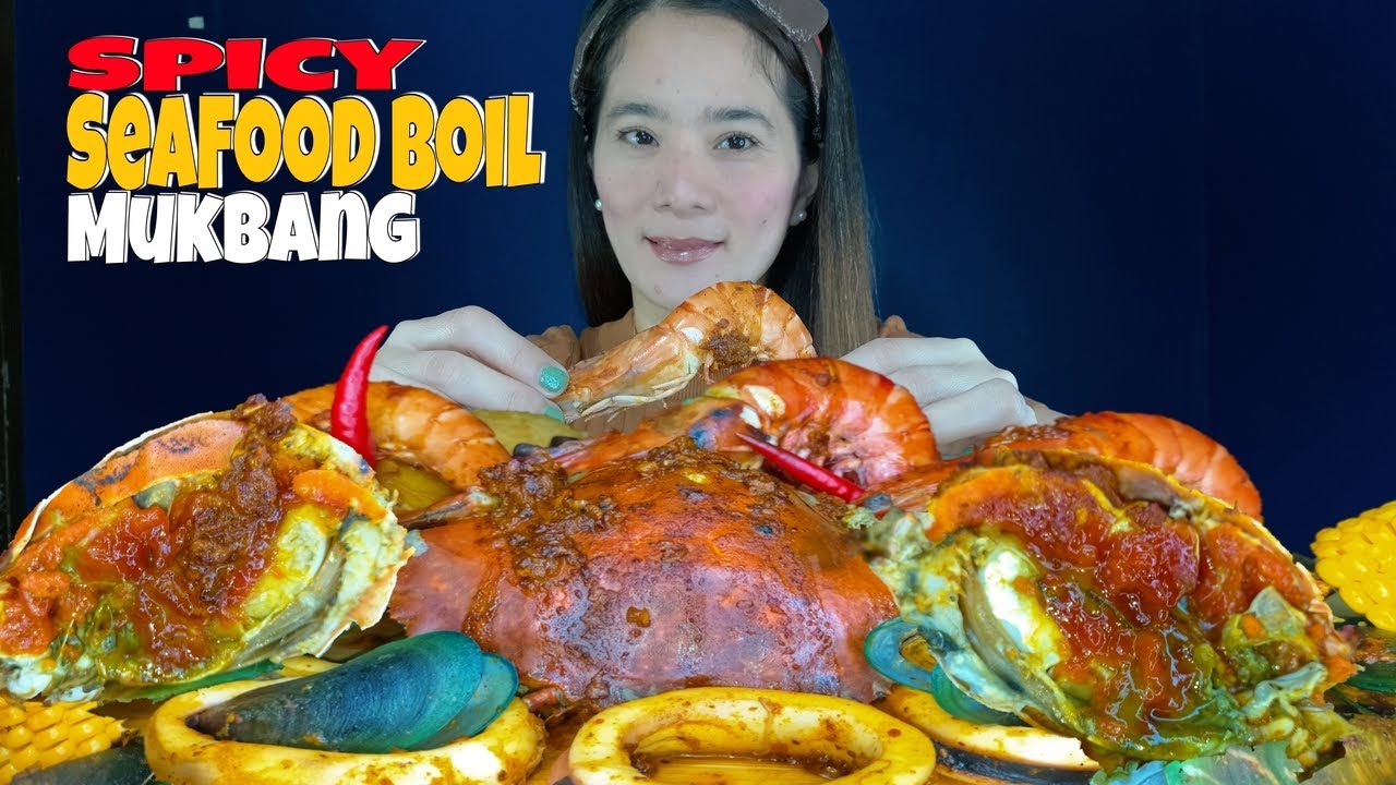 SPICY SEAFOOD BOIL MUKBANG | MUKBANG PHILIPPINES