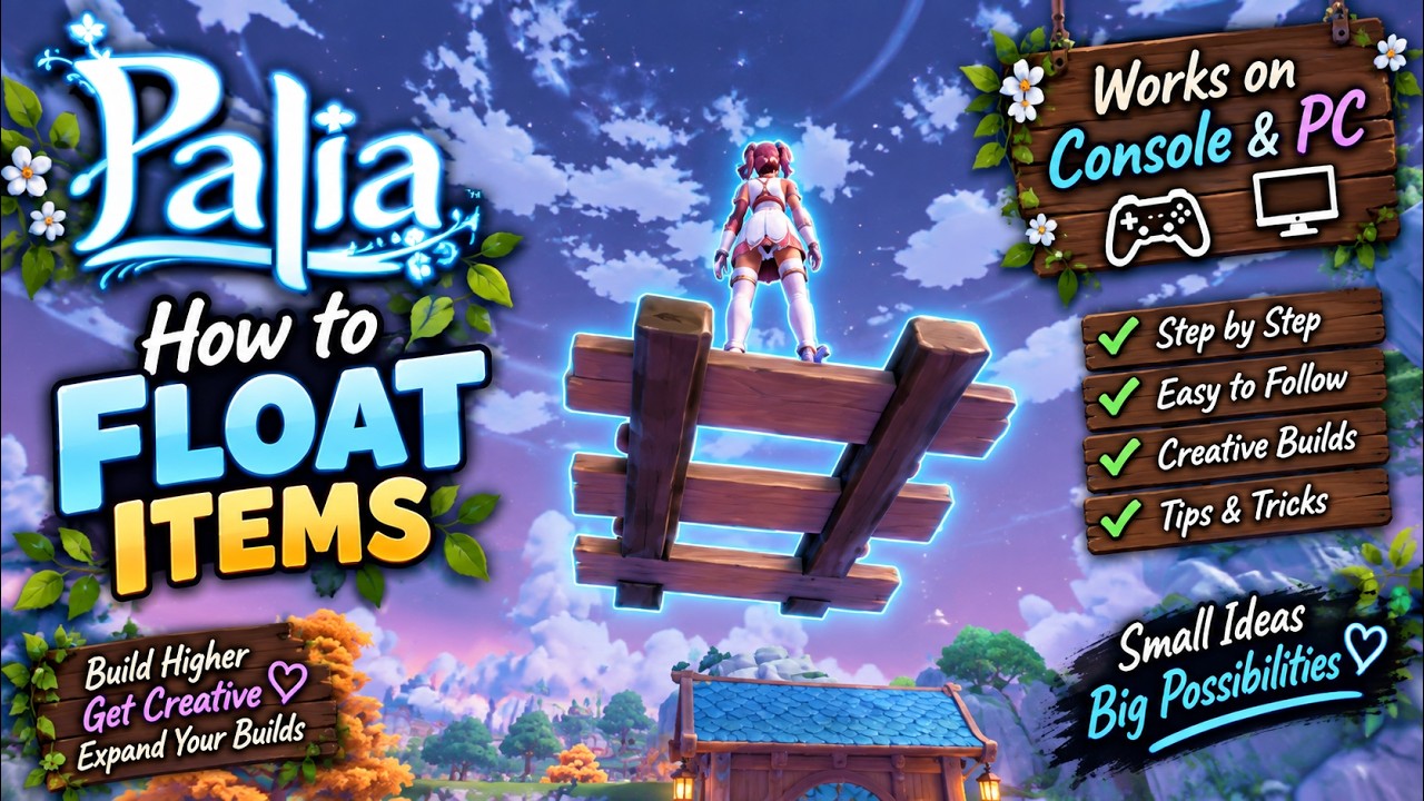 Palia How To Float Items! Works on Console and PC | Palias Crafted Finds Tutorials #5