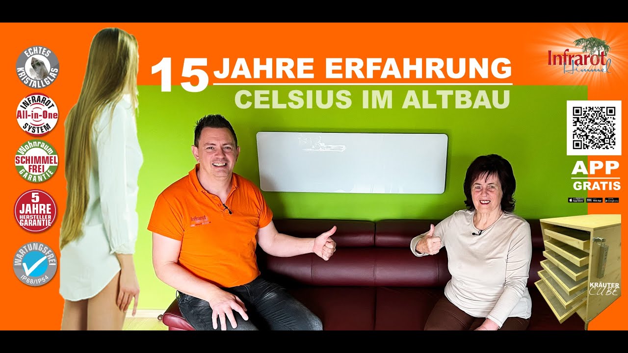 15 Jahre Erfahrung - Celsius Infrarotheizung im Altbau, Alternative Ölheizung, Alternative Heizung