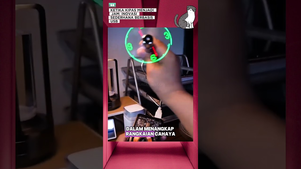 Ketika Kipas Menjadi Jam: Inovasi Sederhana Berbasis USB 