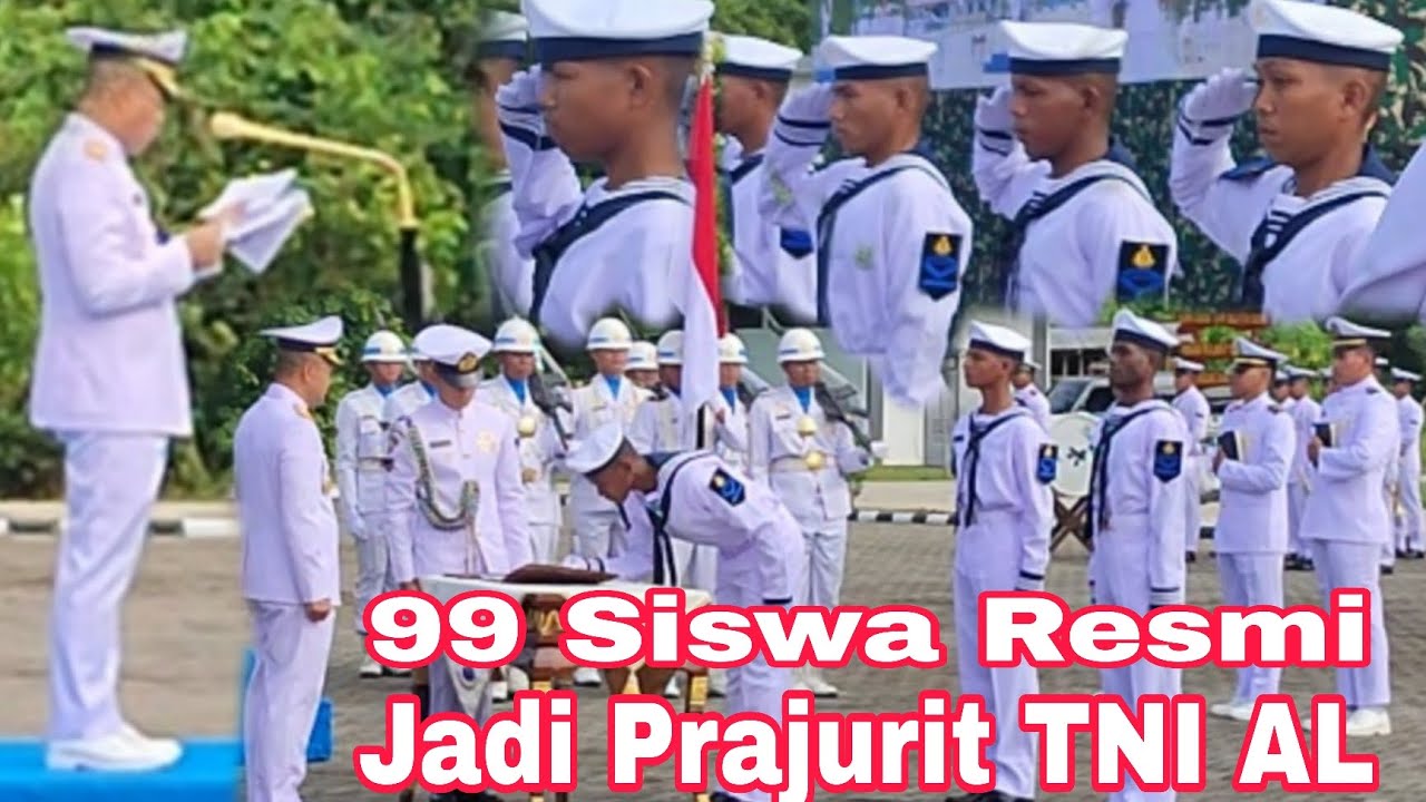 Wadan Kodiklatal Lantik 99 Tamtama TNI AL Satdik-3 Sorong