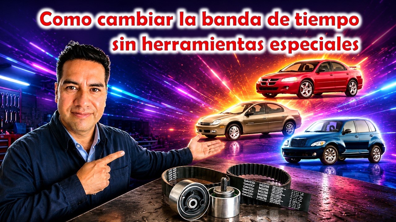 Cambia tu banda de tiempo de Stratus, Neon y Cruiser !fácil y rápido¡