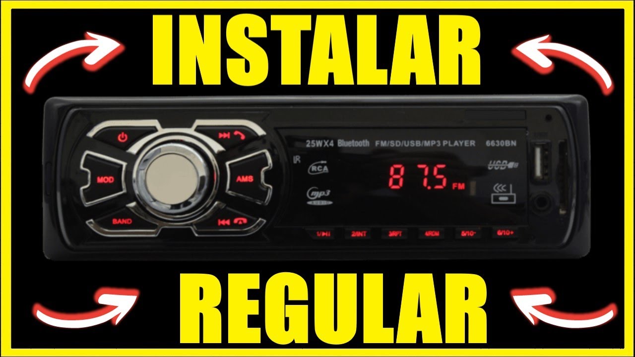 Instalar e regular rádio First Option 6630BN #ALANROD