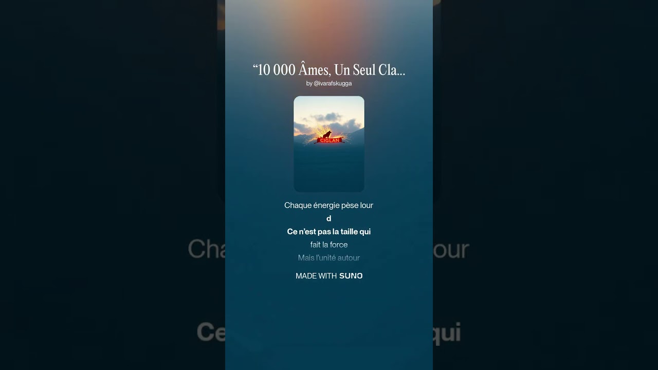 “10 000 Âmes, Un Seul Clan