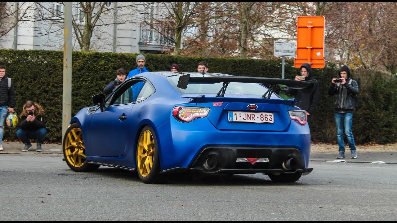 Modified cars leaving a carshow | Cars for life 2017