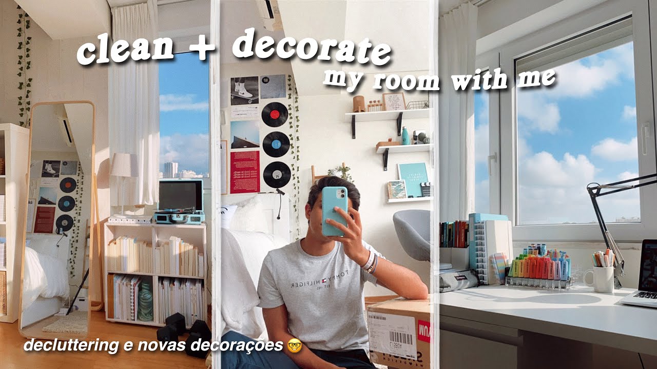 CLEAN + DECORATE my room with me :)