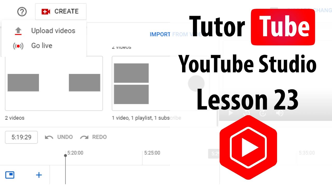 YouTube Studio Tutorial - Lesson 23 - Upload Videos in Batch