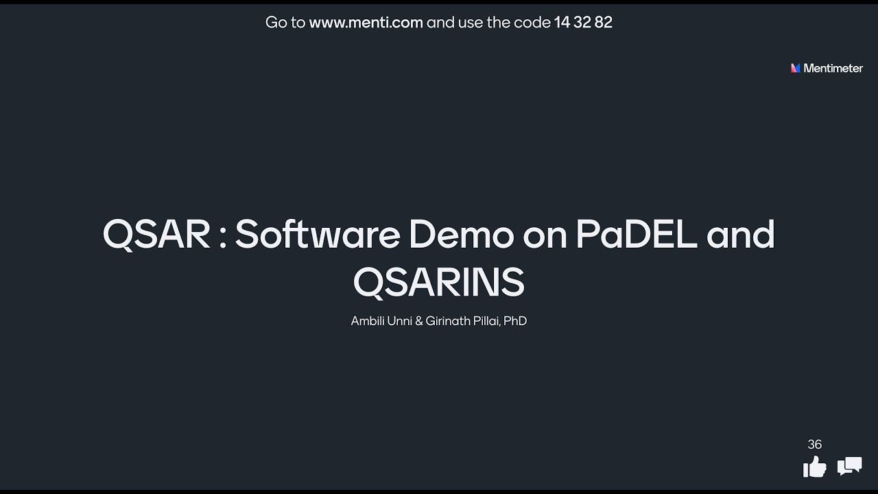 How to do QSAR : Live Demo on PaDEL and QSARINS