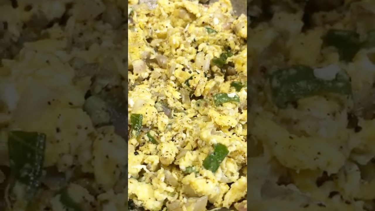 Muttai poriyal | egg podimas recipe in tamil | muttai podimas #Shorts