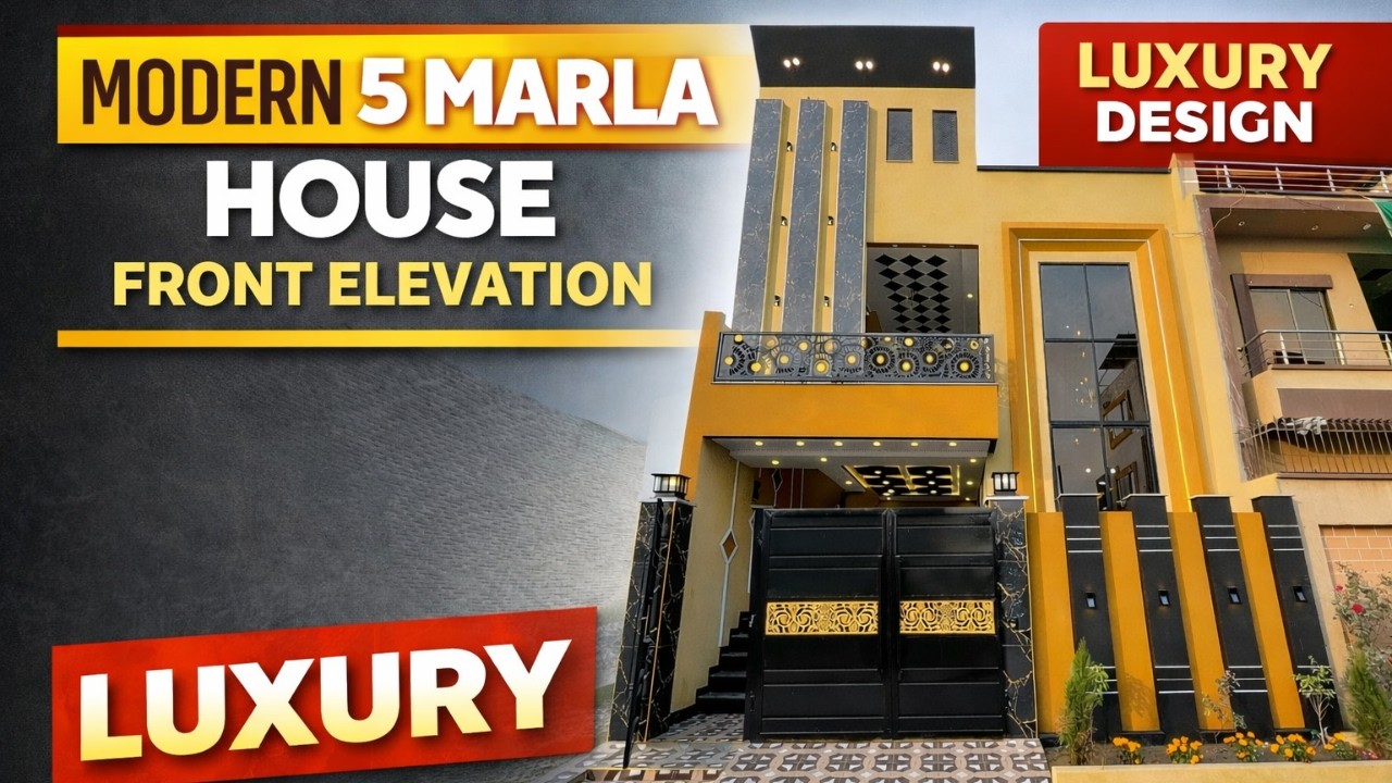 5 Marla Modern House for Sale in Lahore | Double Lobby