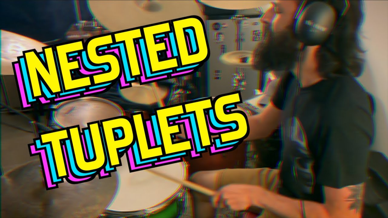 How to play triplets in septuplets - Nested Tuplets [Drum Lesson]