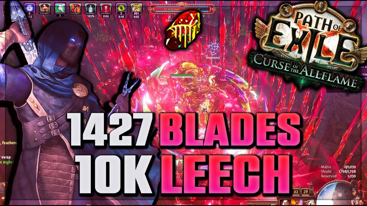 Blade Fall Blade Blast Cast on Crit Assassin Build Guide Update 3.29 - Path of Exile
