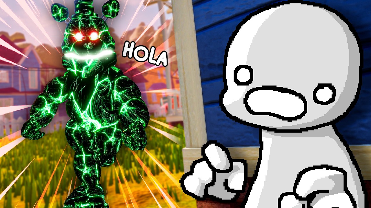 FREDBEAR regresó mucho MÁS RÁPIDO y LOCO 🥀Hello Neighbor Fnaf Mod