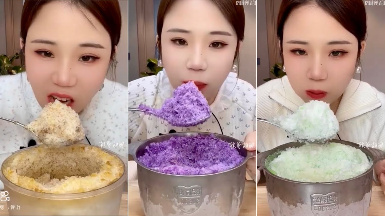 Asmr crunchy ONLYBITES of shaved ice YY 