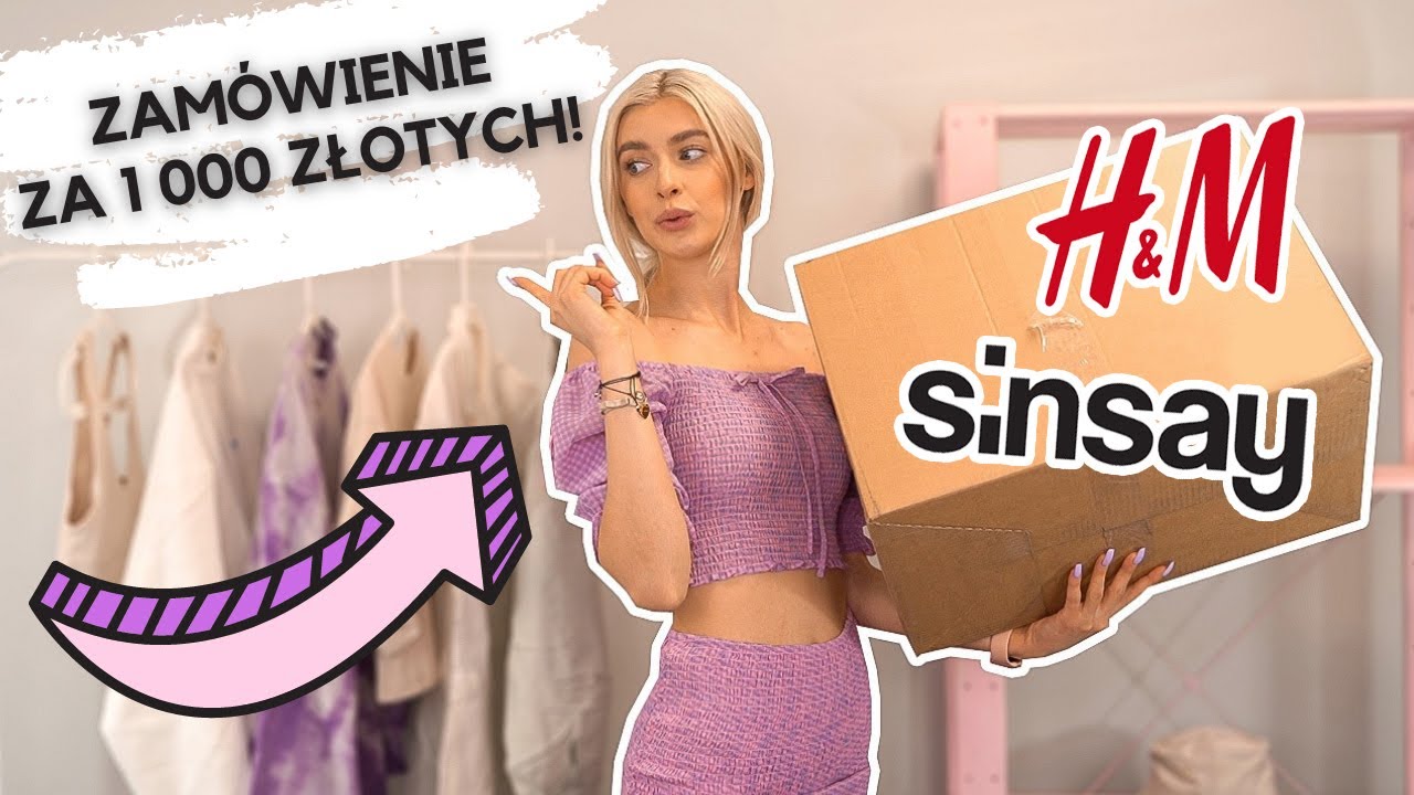 Haul ubraniowy🛍 z H&M i Sinsay😮! MAJ 2021