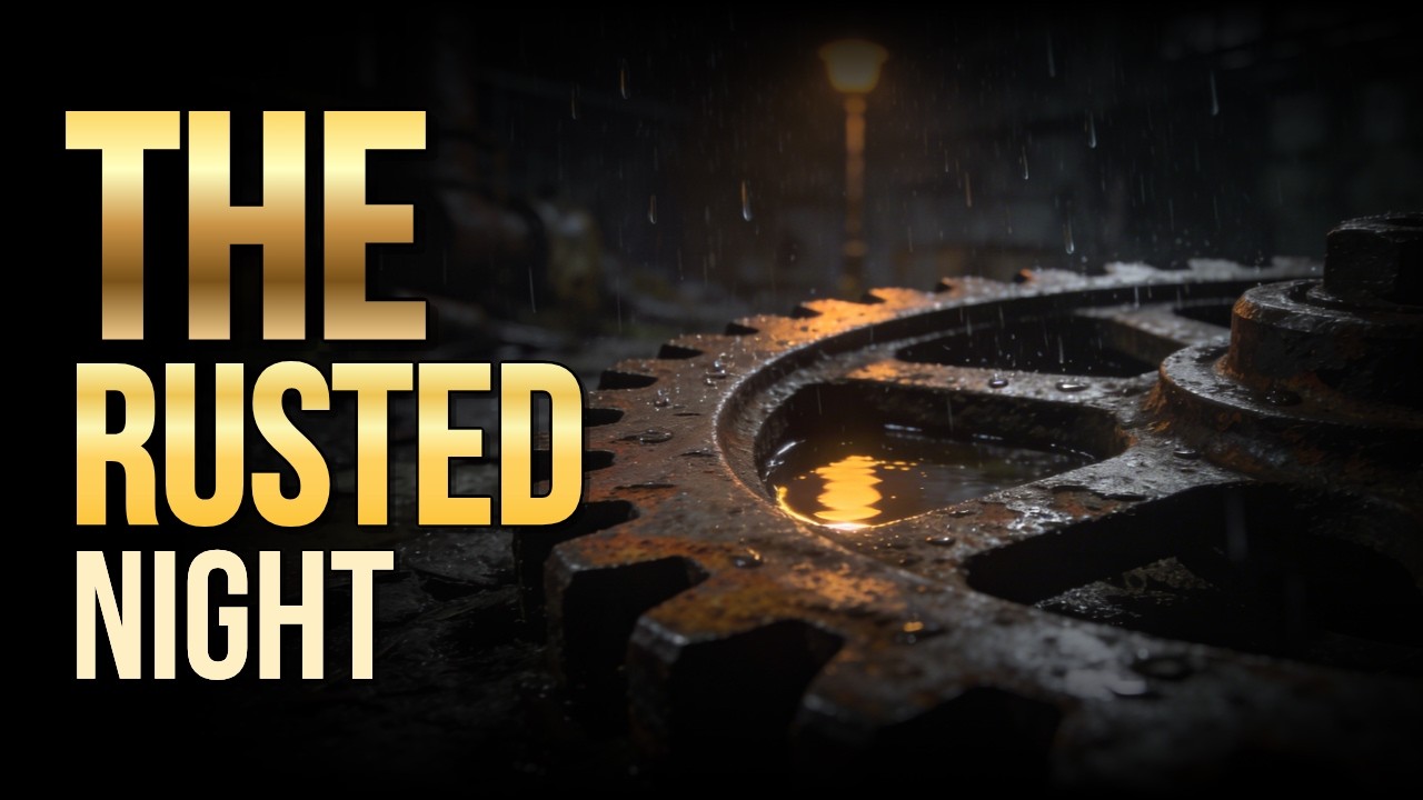 The Rusted Night | Cinematic Noir Jazz & Industrial Ambience (Rainy Night)