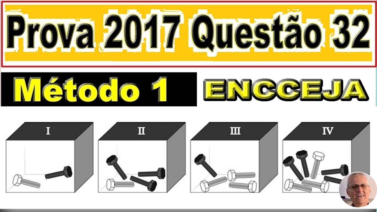 GRINGS - ENCCEJA - Resolução da Questão 32 de 2017 - Método 1