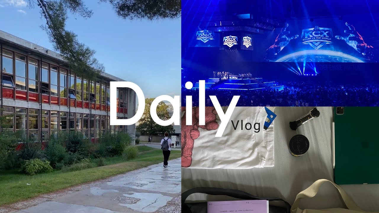 DAILY VLOG : Uni Montpellier LEA (anglais chinois), shopping, Uniqlo Kaws, KCX3 Paris...