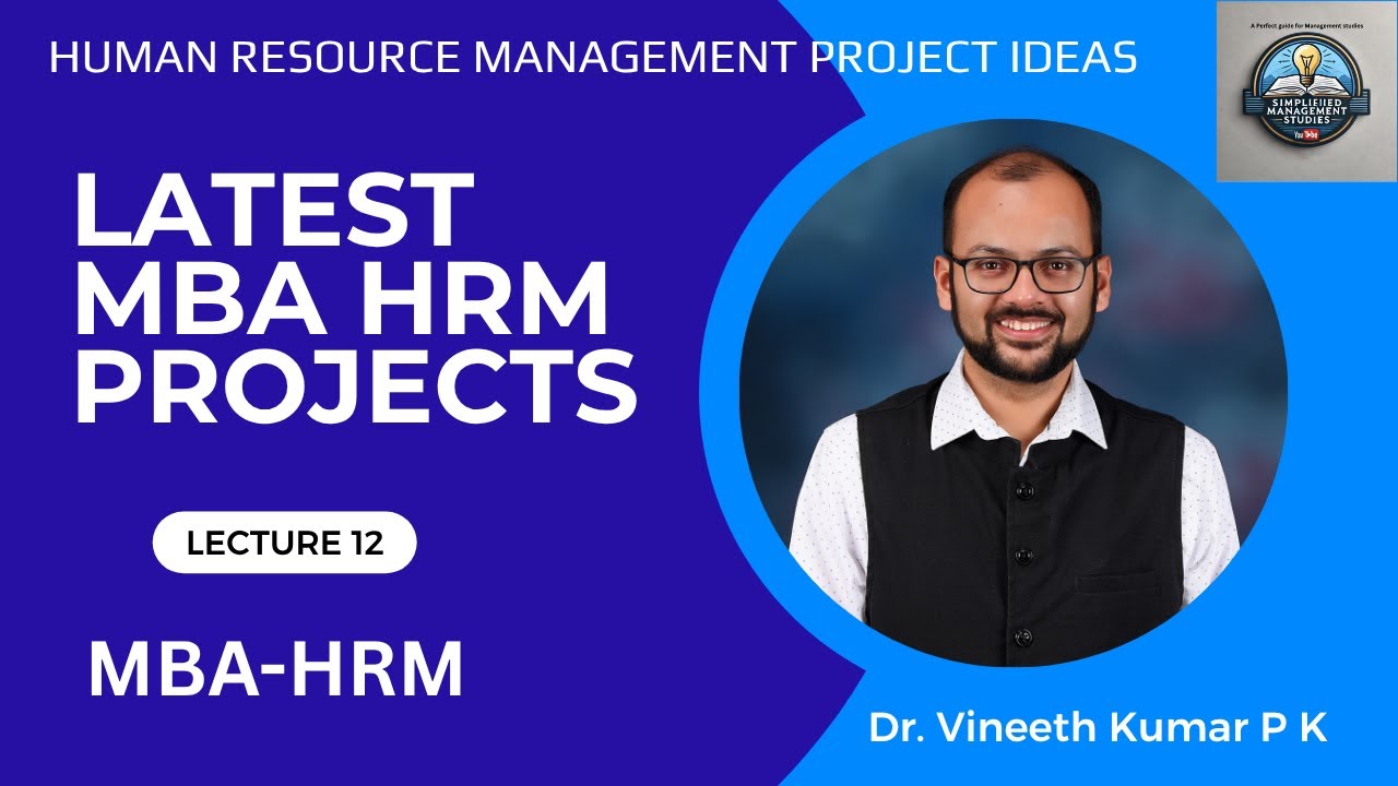 Top HRM Project Topics for MBA Students | Latest Human Resource Management Project Ideas 2025| VTU