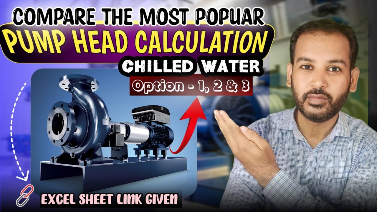 Compare the Most Popular Pump Head Calculation in HVAC Systems in Urdu