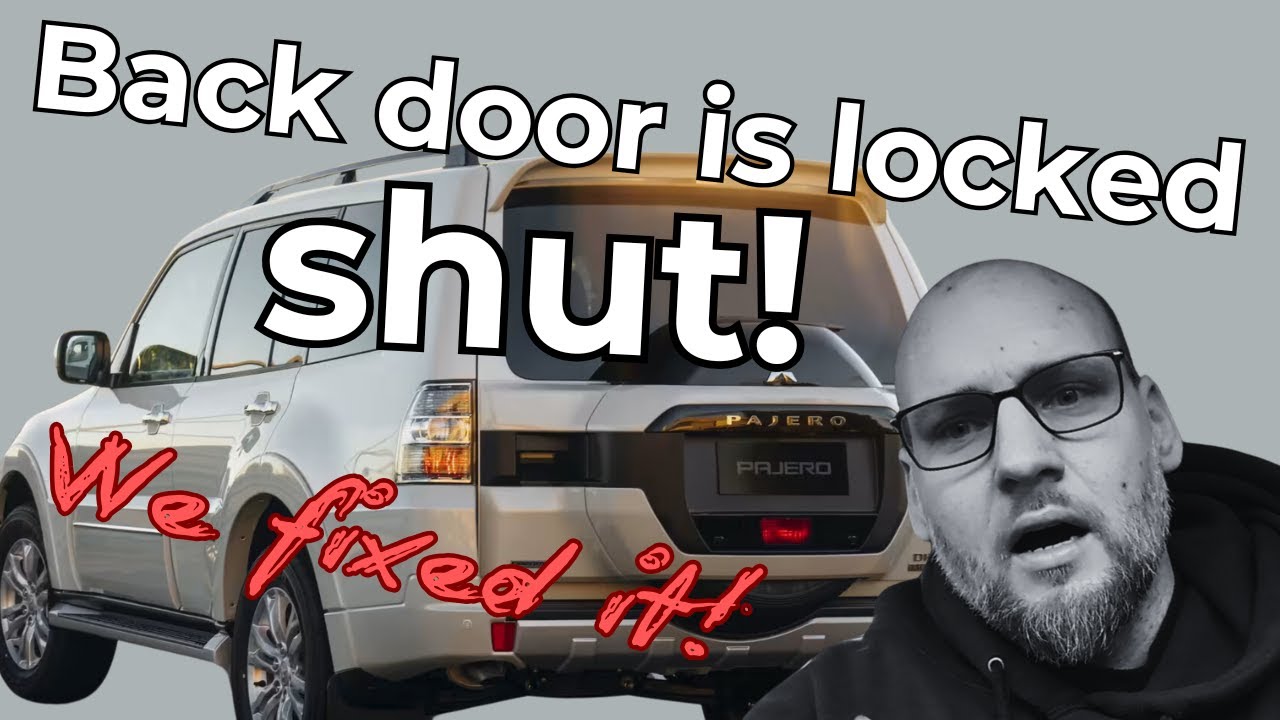 🔧 Locked Trunk in  Pajero!? How to Open It? 🚙