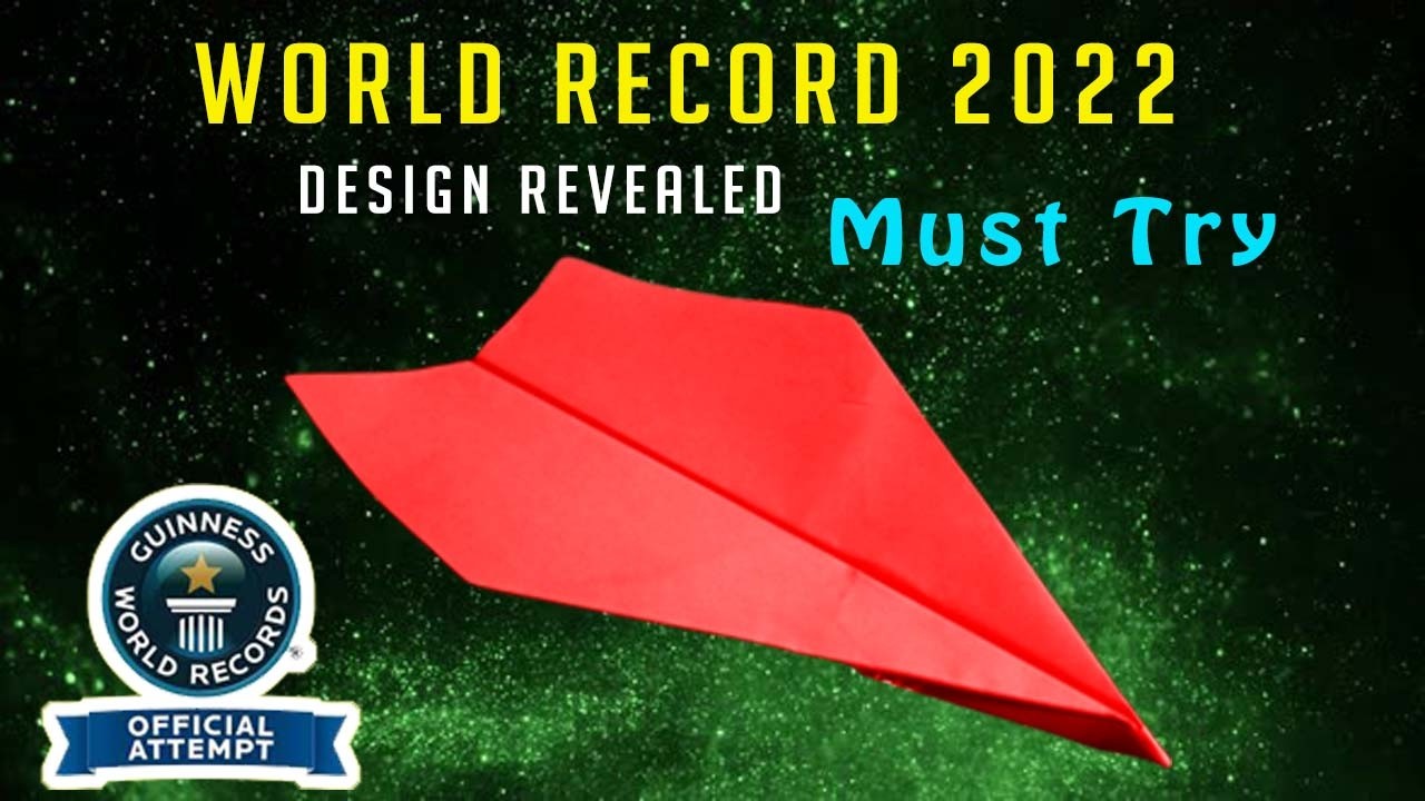 how to make a paper airplane world record For Distance Easy - That Flies Far Paper Plane Origami