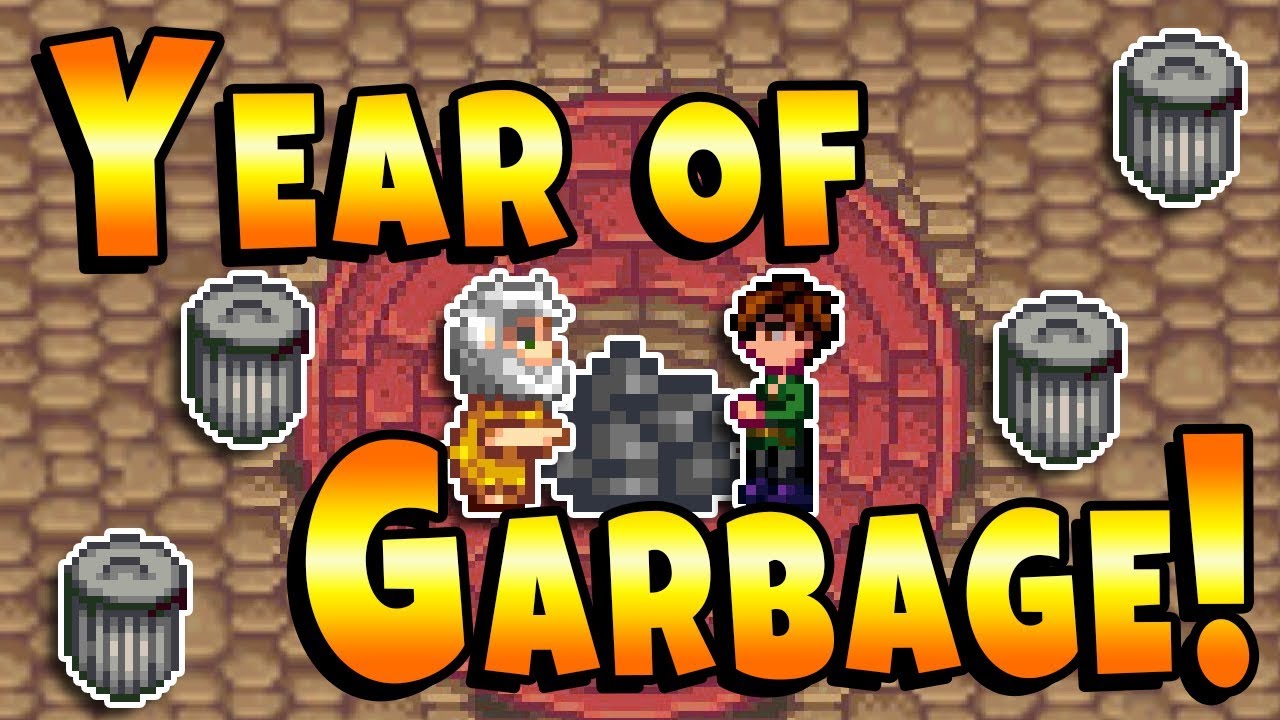 One Full Year Of Only Garbage! - Stardew Valley
