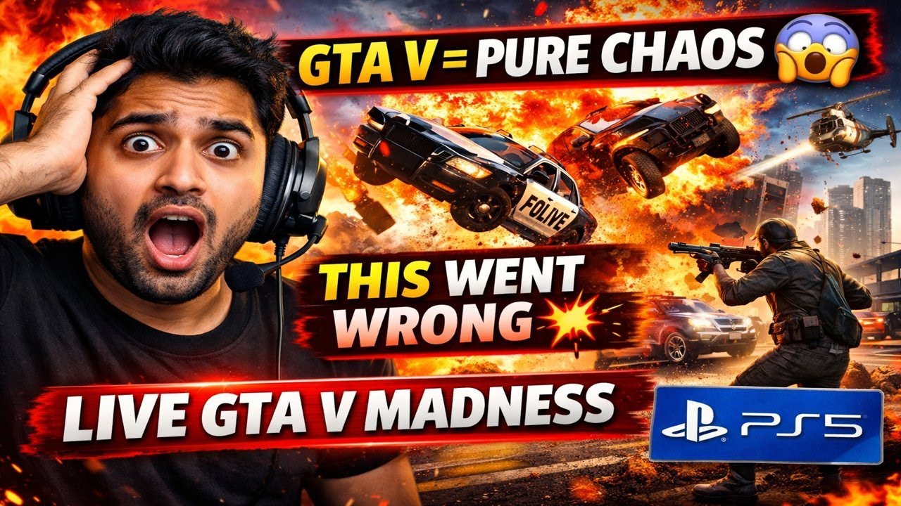 🔴 LIVE NOW! GTA V Turns CHAOTIC 😱 | Anything Can Happen!