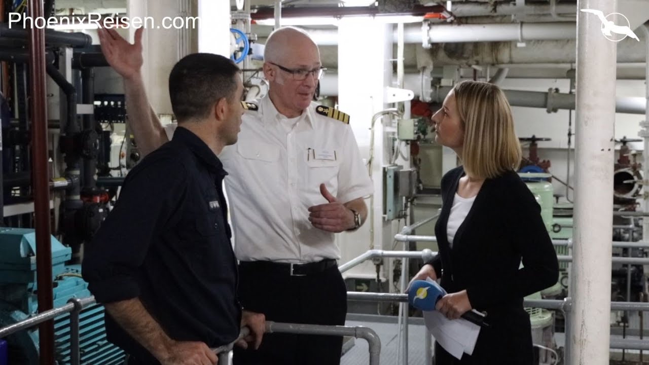 MS Amadea: Im Maschinenraum mit Kapitän Elmar Mühlebach
