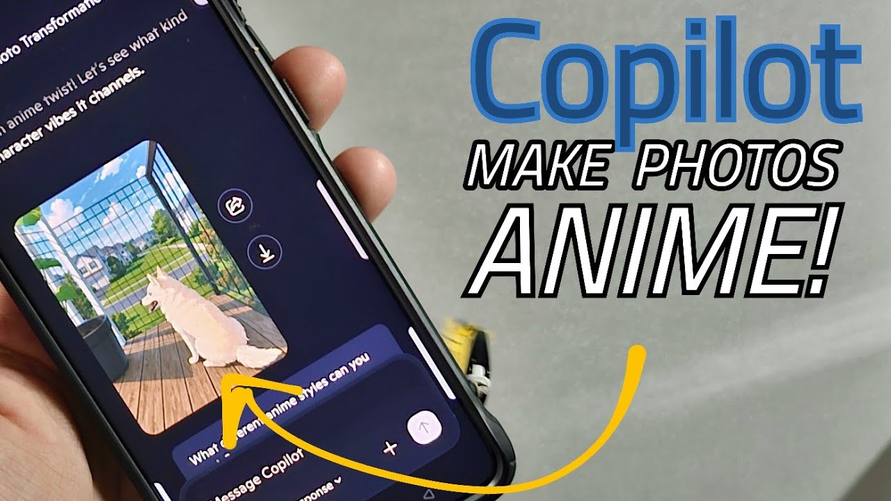 Microsoft's Copilot AI Turns Your Photos Into Anime!