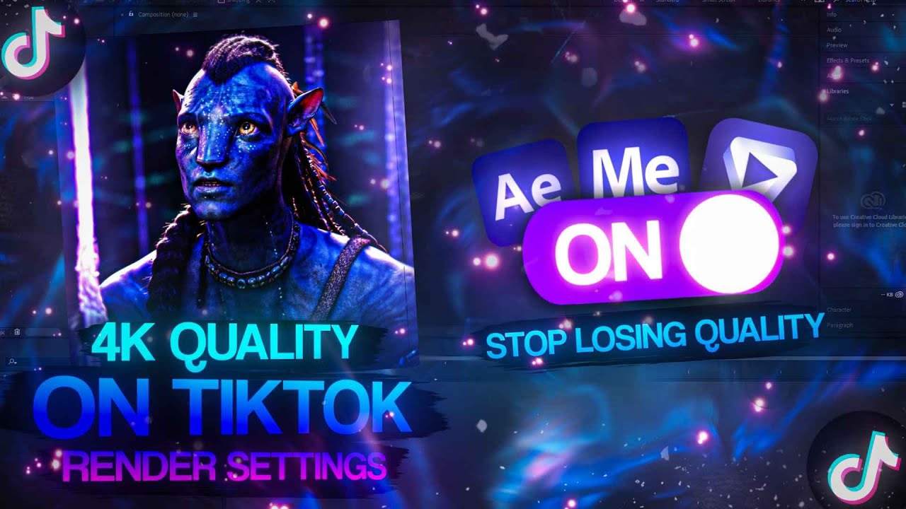 &bull; How To UPLOAD YOUR EDITS IN 4K On TIKTOK  | Render settings + Topaz &bull;