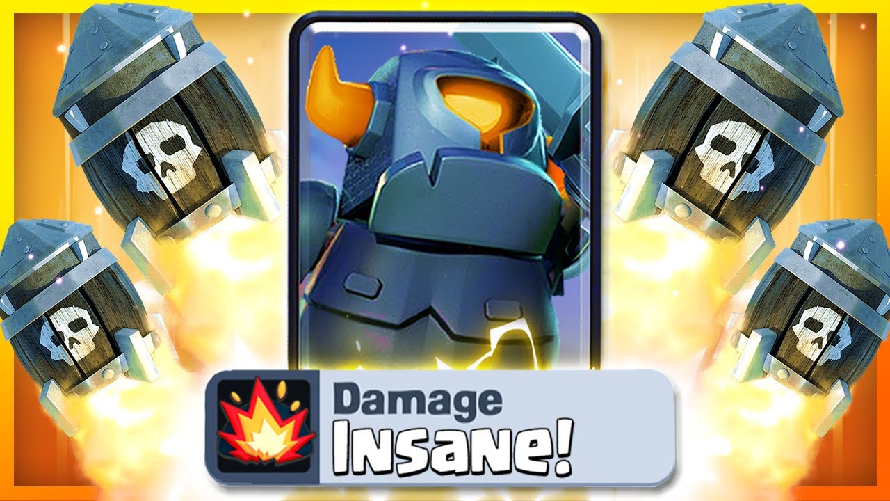 This should be ILLEGAL!! New Mini Pekka Rocket Cycle in Clash Royale!