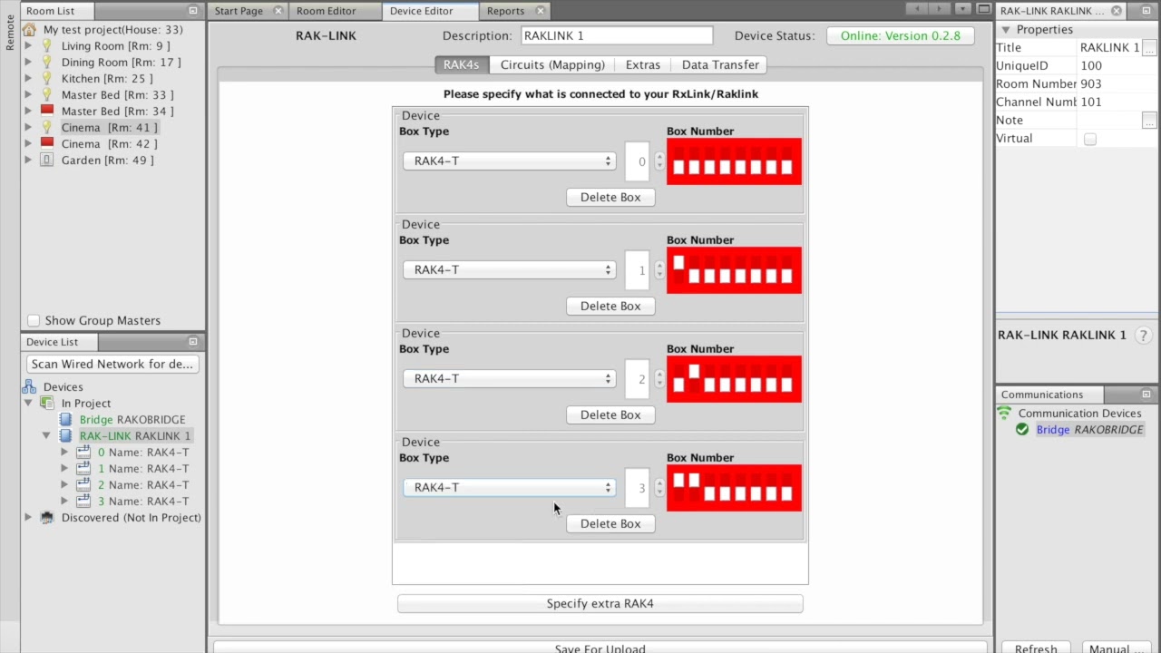 configuring the raklink 2