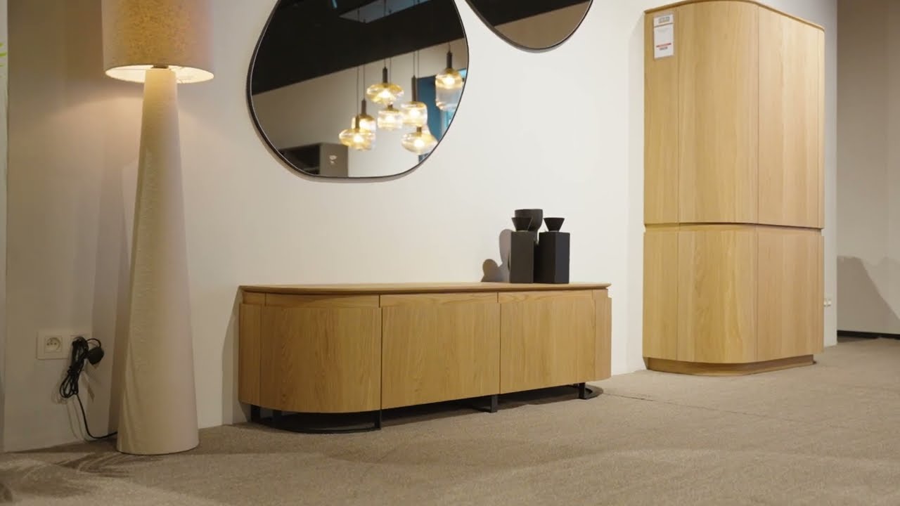 Crest - Tv-meubel Hana -Naturel Eikenfineer