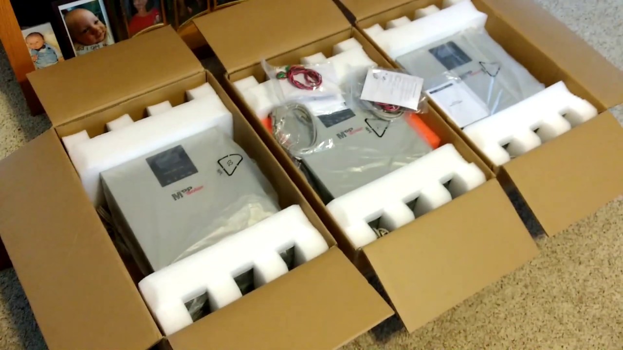 Unpacking and paralleling our MPP PIP-5048MG Inverters