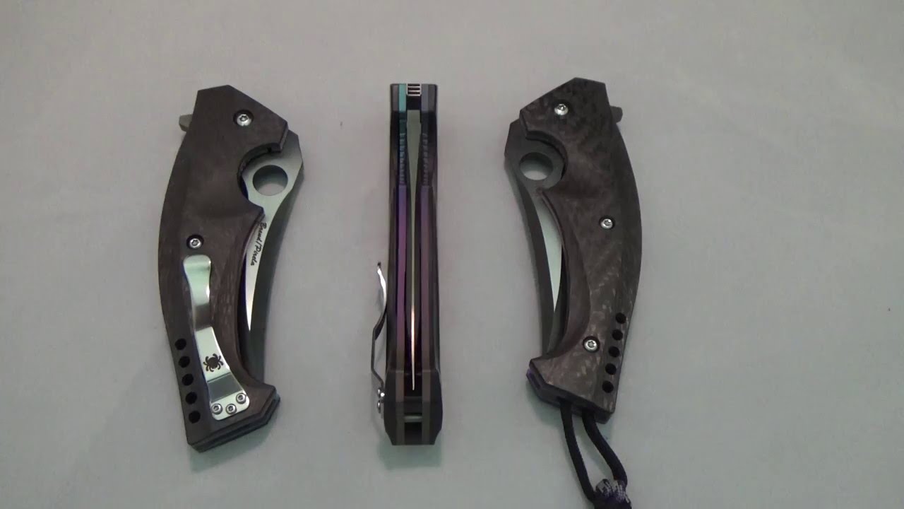 Spyderco Mamba Custom Anodized by Jeff Perkins of JD Cutlery