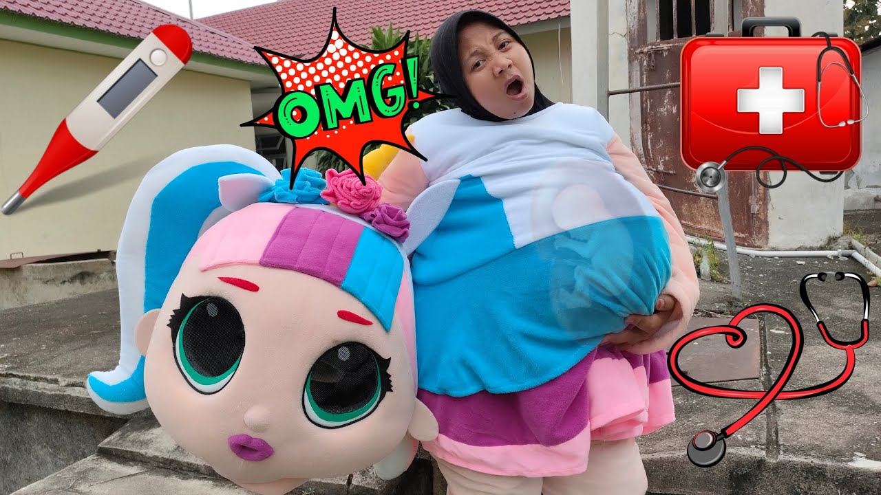 Drama Parodi ibu Hamil Lucu Jadi Badut Sampai Melahirkan.