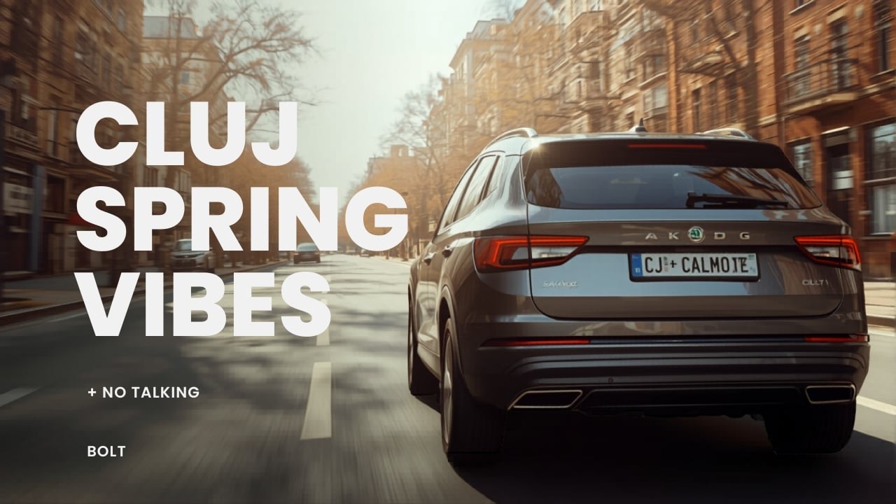 🌸🏙️ CLUJ SPRING VIBES &bull; POV 🚗 | 🔇 No Talking &bull; 🔴 LIVE