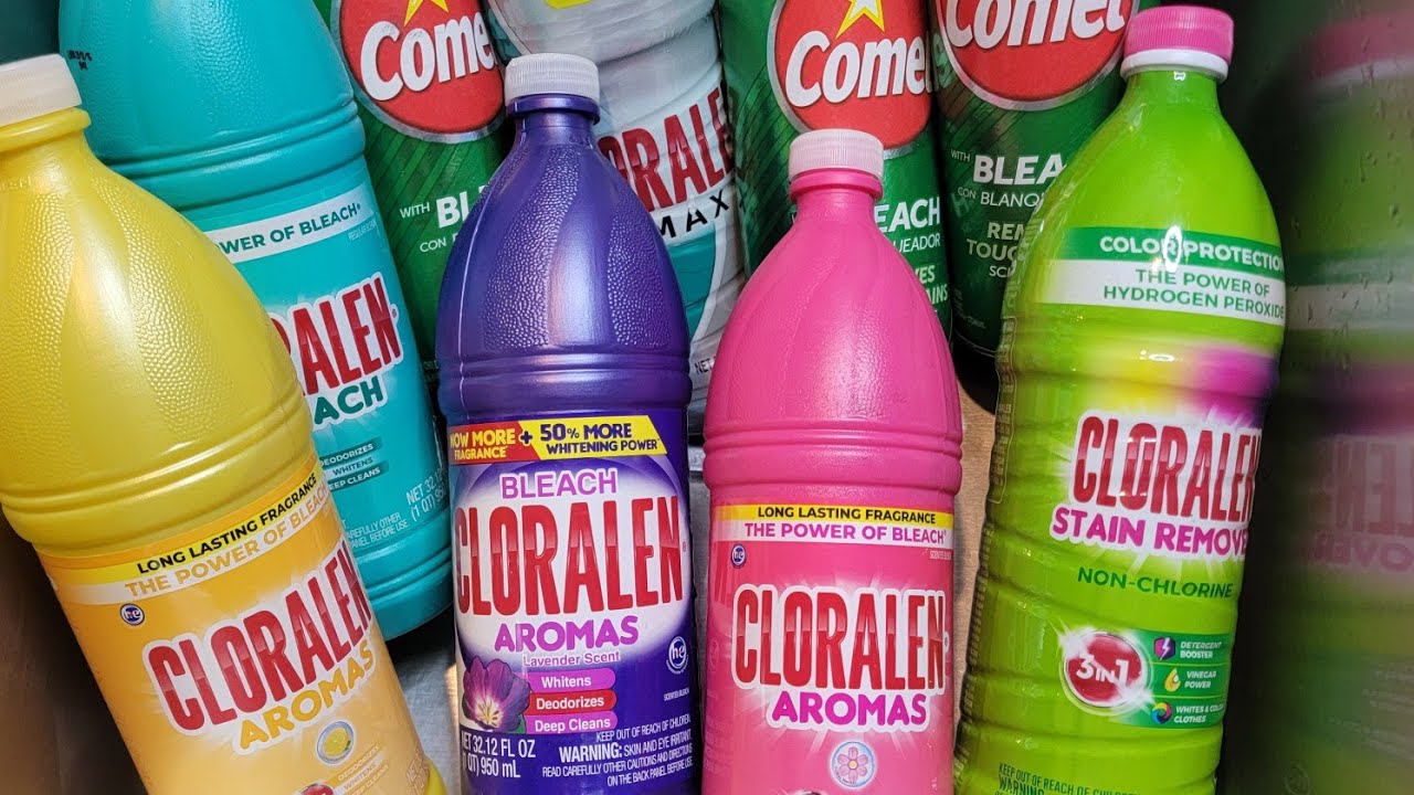 Cloralen Bleaches and Comet! Watery Bleachy Paste!