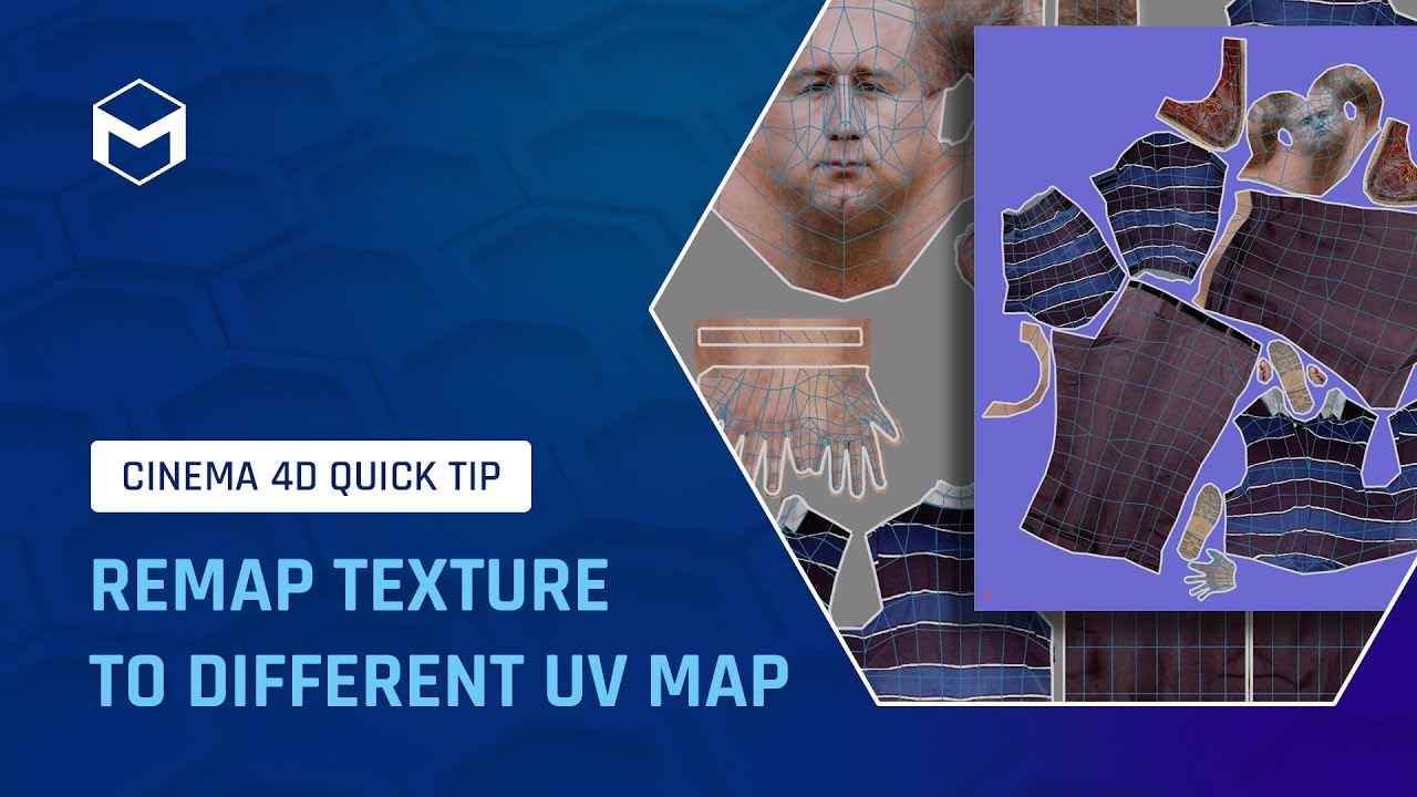 #C4DQuickTip 215: Переназначение текстуры на другую UV-карту в Cinema 4D