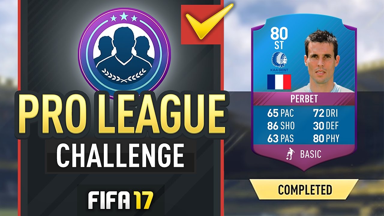 PRO LEAGUE PERBET SBC! 100K PACK (COMPLETED!) - #FIFA17Ultimate Team