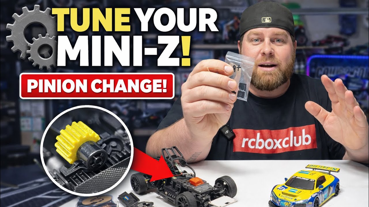 Mini-Z Gear Tuning Guide: How to choose & Change Your Pinion